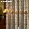 1 шт. NAPEARL в европейском стиле, высококачественный тюль, вышитые прозрачные шторы для гостиной, спальни, балкона, окна, домашнего декора
