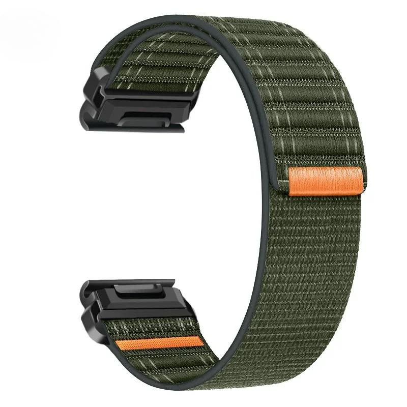 Fenix8 ремешок для часов Garmin Fenix 8 51 мм E 47 мм 7 7X/Epix Pro/6 6X 5X Plus/Enduro 3 QuickFit 26/22 мм спортивный нейлоновый ремешок браслет