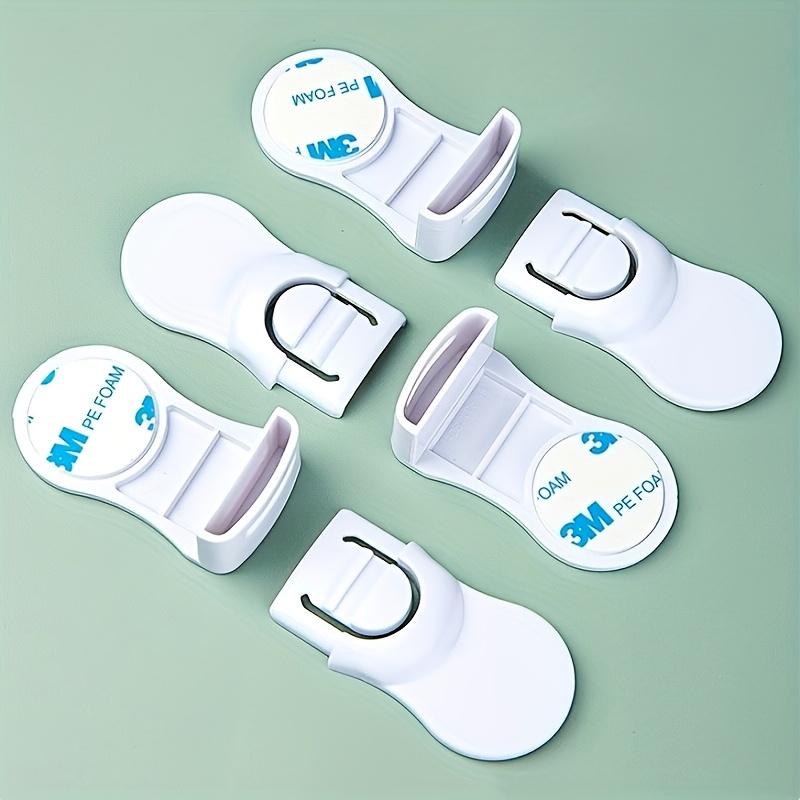 3pcs Child Safety Locks Cabinets Drawers Fridge Easy To Install No Drilling Required Durable ABS Material