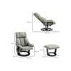 Fauteuil inclinable électrique - MUVOE - Gris - Simili-cuir - Télécommande - Massage bien-être
