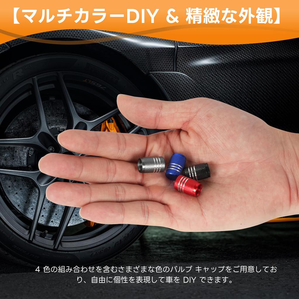 UmeMart Совместим с Suzuki JB64/JB74, Алюминиевые колпачки вентилей шин, Защита от коррозии, Гарантия герметичности, Внедорожный