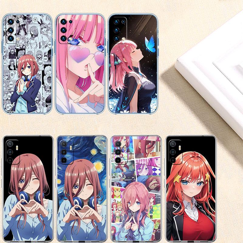 Прозрачный чехол для телефона Miku Nino Itsuki Nakano для Motorola Moto Edge 20 30 40 50 S30 Fusion Ultra Pro Neo Lite