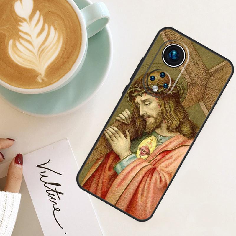 Чехол с крестом Иисуса для Honor Magic 8 Pro 7 6 5 Lite Для Honor 400 200 50 70 90 X8c X9a X9b X9c X9d Win RT