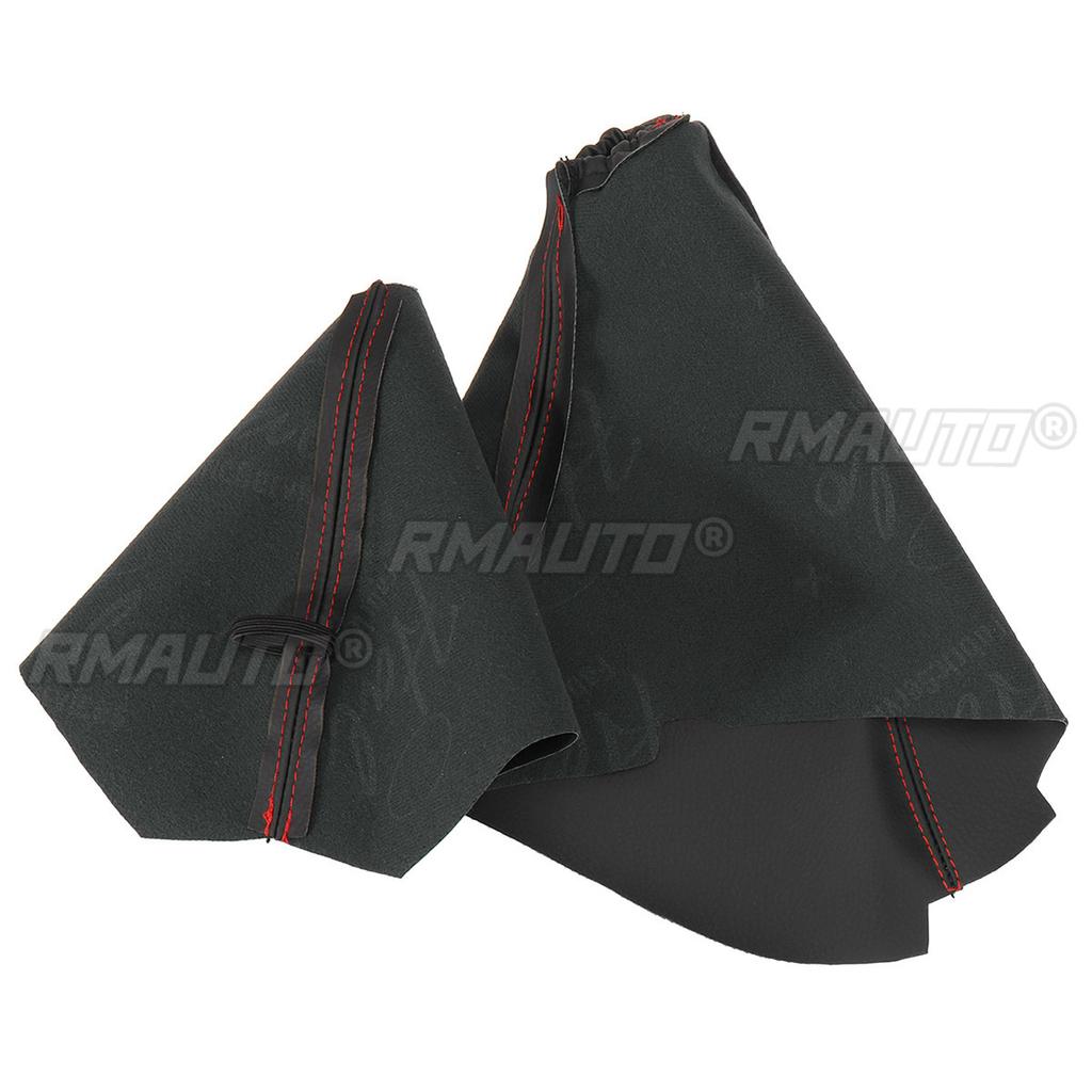 LR006172 LR002758 PU Leather Gear Shift Knob Parking Handbrake Gaiter Boot Cover LHD for Land Rover Freelander 2 2008-2013