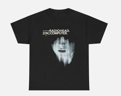 Radiohead УНИСЕКС Футболка РЕДКАЯ РОК-ФУТБОЛКА