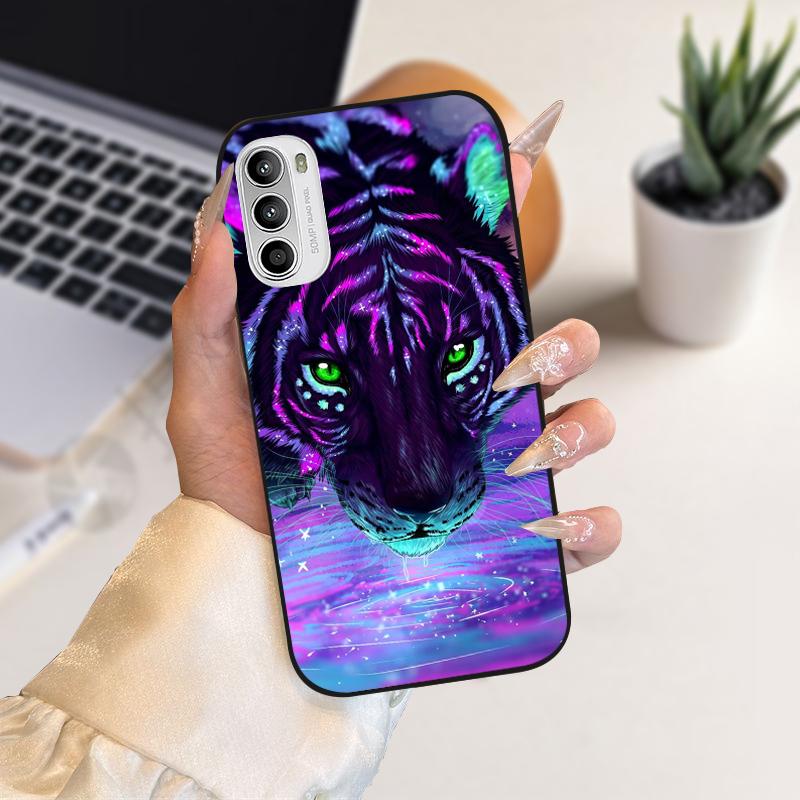 Мультяшные чехлы с животными для Motorola G52 4G, бампер на Moto G82 G71s 5G, мягкий силиконовый чехол для телефона Motorola G 82, Coque Fundas