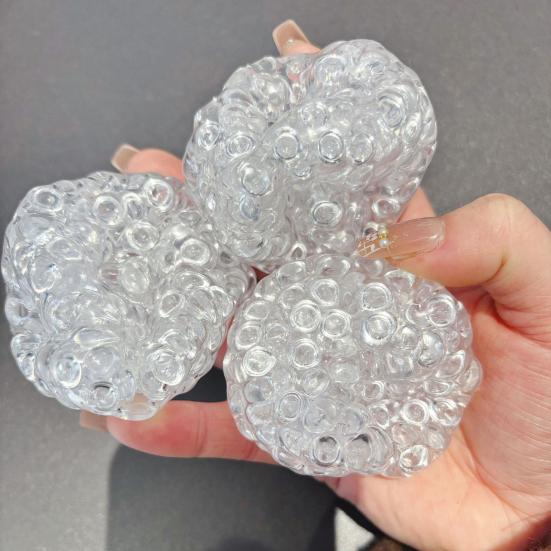 2Pcs Bead Filled Stress Ball Toy Anxiety Relief Squeeze Ball Sensory Toy Kids Teens Adults Portable Soft TPR Ball Pinch Fidget Toy