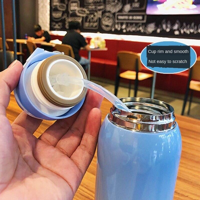 Детская термобутылка, соломенный термос для воды, бутылка для воды из нержавеющей стали, школьная детская термобутылка, бутылка для воды