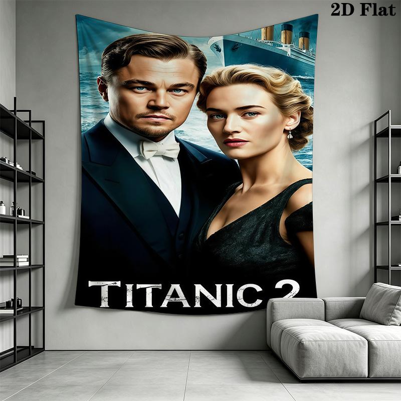 Titanic 2 New Journey Tapestry Wallmounted Background Cloth Work Of Art Homestay Soft Decoration Tapestry Background Cloth