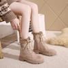 2024 Women Snow Boots Platform Winter Boots Thick Plush Casual Shoes Ladies Non Slip Zip Warm Fur Mid Calf Boots Female 2024 Shoes