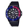 Casio Модные Элегантные 100 метров Водонепроницаемые Кварцевые Смоляной Ремешок Мужские Часы Черный Циферблат MRW-230H-1E2V