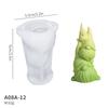 Новые силиконовые формы для гномов без лица 3D Гном Мастика Ароматическая свеча Глина Гипс Смола Форма для поделок 2025 Пасхальный подарок Домашний декор