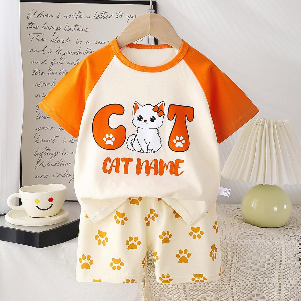 EY KIDS Baby Clothes 2pcs Set Kids T-Shirt Baby Boys Baby Girls T-Shirt Clothes Set Kids T-shirt Set Clothes Set (2)