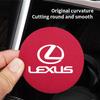 2Pcs Car Suede Coaster Anti-Slip Water Cup Pad Accessories For Lexus F SPORT GS GX IS LS LX CT LC LBX NX RX 350h 450h ES UX 300e