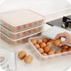 Multifunctional Household 24 Grid Refrigerator Fresh-keeping Box Egg Storage Box Portable Picnic Storage Box Kitchen Accessories
