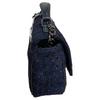 Tory Burch Tb-Willa Classic Quilted Flap Wool Chain Shoulder Crossbody Mini Bag Women bags Navy-Blue 86050-410