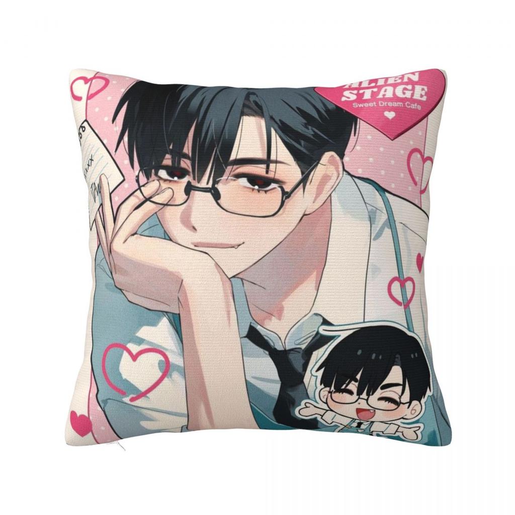 Alien Stage Anime Pillowcase Polyester Cushion Cover Gift Luka Ivan Till Mizi Pillow Case Cover Home Square 40X40Cm