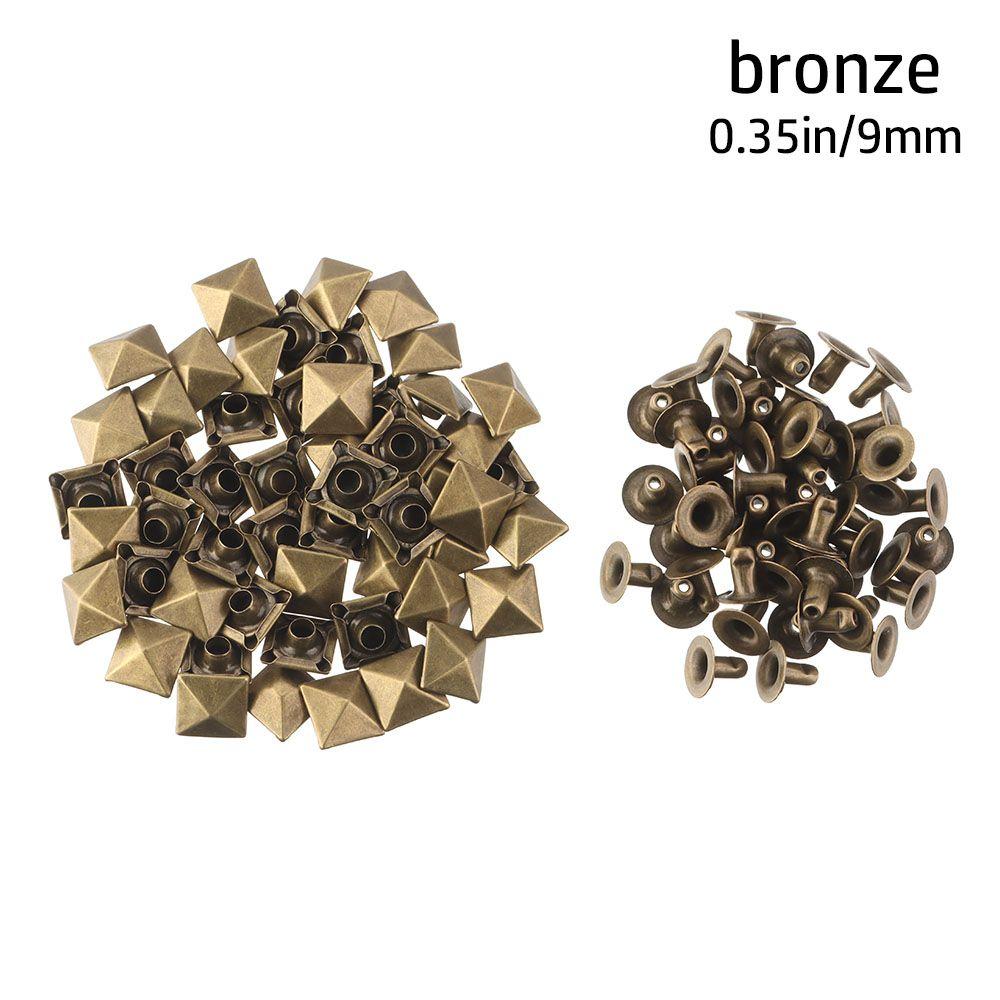 Обувь, декор сумки, аксессуары для одежды, фиксирующие шпильки в форме пирамиды, тканевые пуговицы, квадратные заклепки, металлические шипы