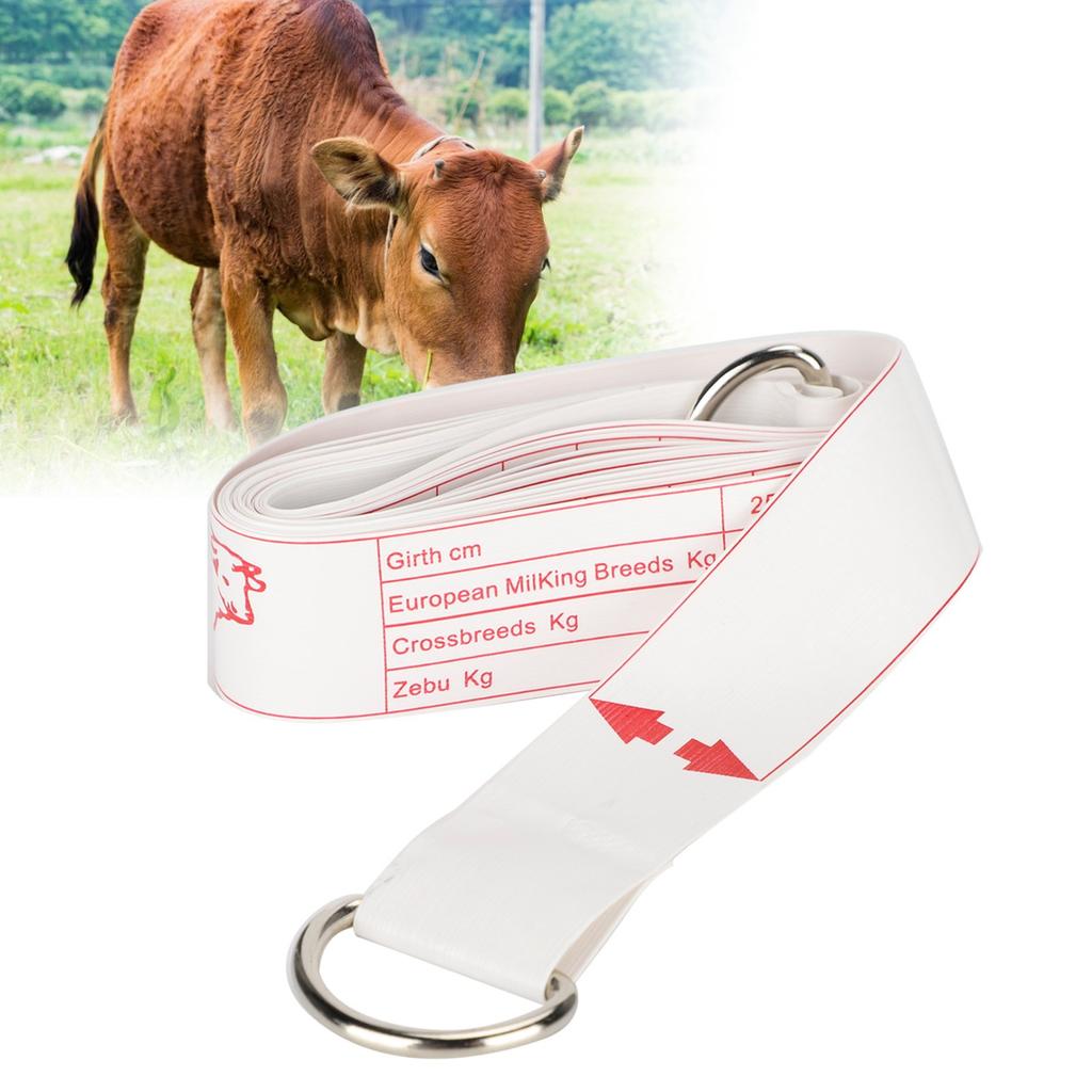 Cattle Tape Measure Bust Weight Contrast Ruler Soft Body Measuring Ruler for Farm Supplies