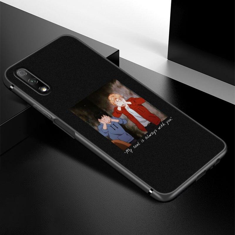 Чехол для телефона в стиле аниме «Банановая рыба» для Huawei Honor 7A 8A 9X 20 Pro 8 10X Lite 9A 8C 9C 20E 7S 8S 20S 8X 10i 20i 30i, мягкий черный чехол