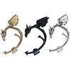 Alloy Dragon Ear Clips Accessories With Punk Style For Streetwear Fashion Wear
