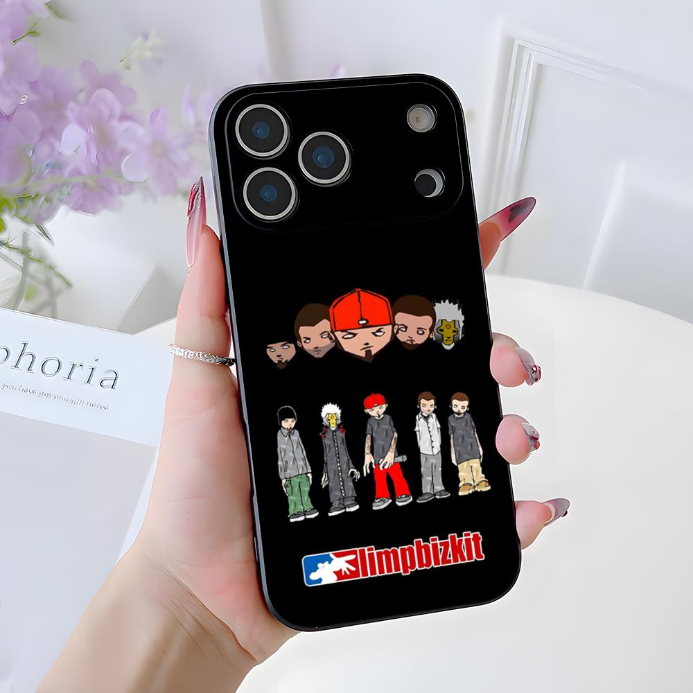 Чехол для телефона Rock Band L-Limp Bizkit Для IPhone 17 Air 16 E Pro Max 15 14 13 Mini 12 Pro 11 Max Plus Черный Мягкий