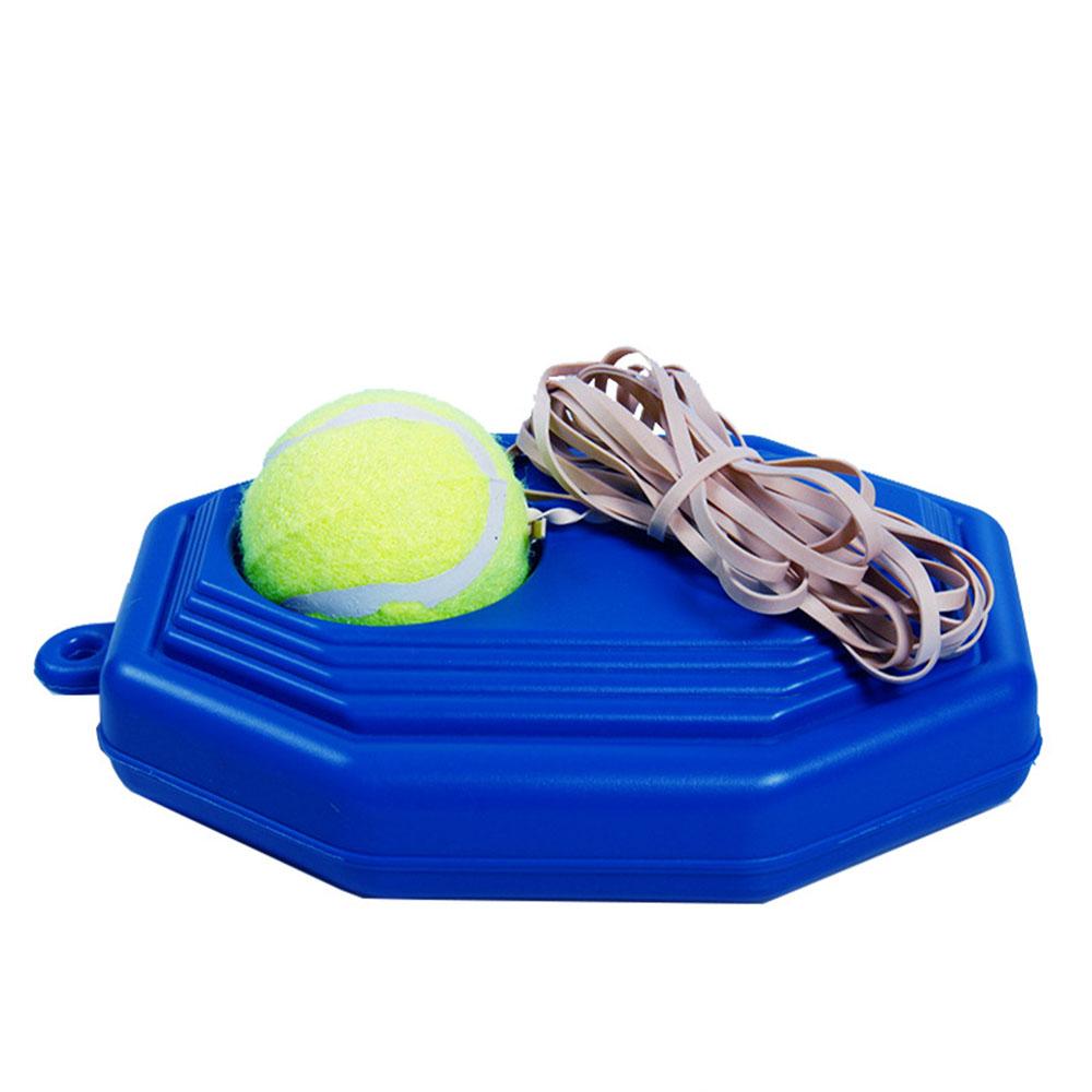 Tennis Trainer Heavy Duty Base With Elastic Rope Ball Outdoor Use Practice Self-Duty Rebound Sparring Device For Tennis Lover Single