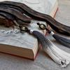 Градиентная повязка на голову с кисточками в стиле Ся Гу и Мэн Гу - Аксессуар на лоб для костюма Ханьфу для мужчин и женщин