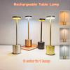 Classic Table Lamp USB Rechargeable Night Light Stepless Dimming Touch Desk Lamp 3 Colors Bedside Lamp Hotel Bar Decoration