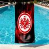 Eintracht Frankfurt Print Beach Towel Design, Soft, Lightweight. for Home Bathroom, Spa, Pool, Yoga, Surfing, Camping, Gift for Family, Friend