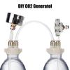 For Fish Tank Water Grass CO2 Generator System Kit With Pressure Air Flow Device Homemade CO2 DIY CO2 Valve Diffuser