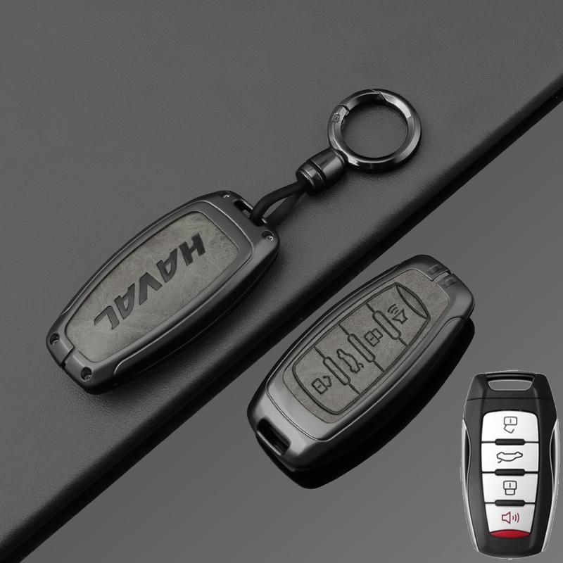 Zinc Alloy Car Key Case Protector Cover for Great Wall Haval Jolion 2022 H6 H7 H4 H9 F5 F7 F7X F7H H2S SGMW Dargo Accessories