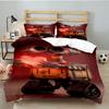 Heart In Space Adventure 3PCS Bedding set,Ideal for 1pc Duvet Cover And 2pcs Pillowcases Perfect for Fan gift,Ideal for Bedroom, Dormitory