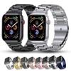 Metal Strap For Apple Watch Ultra 49mm 8 7 45mm 41mm Stainless Steel Smart Watch Wristband For Iwatch 6 5 4 3 2 1 SE 44mm 42mm 40mm 38mm Watchband