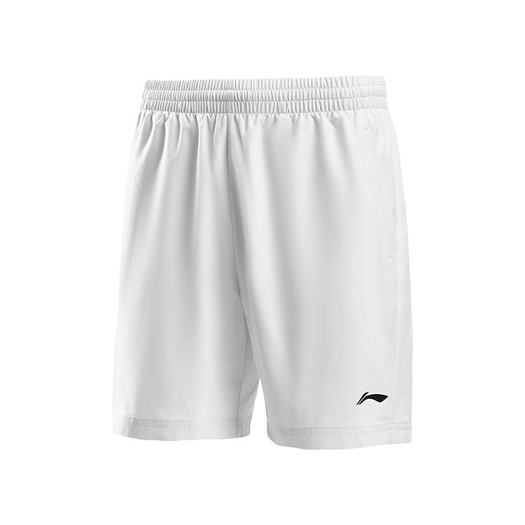 Бадминтонная коллекция Li Ning Повседневные шорты Унисекс Белый AAPV137-2