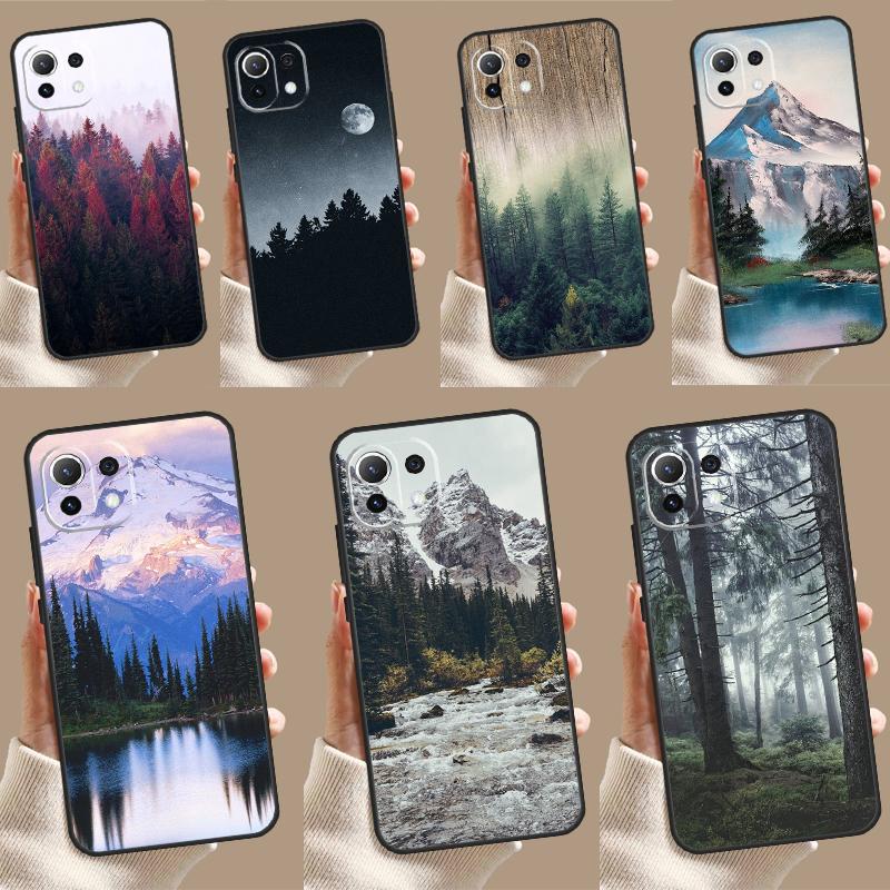 Nature Forest Mountain Case For Xiaomi 13T 12T 11T Pro 13 14 Ultra 12 Lite POCO X6 M6 F5 F6 Pro X5 X3 F3 M5s Cover