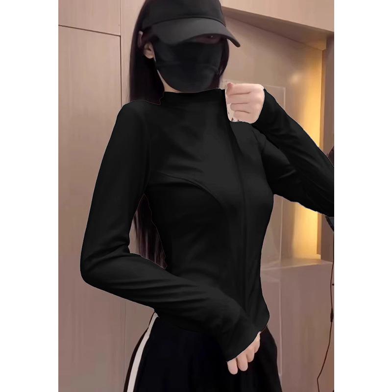 Высококачественный быстросохнущий топ для йоги с длинными рукавами и защитой от ультрафиолета