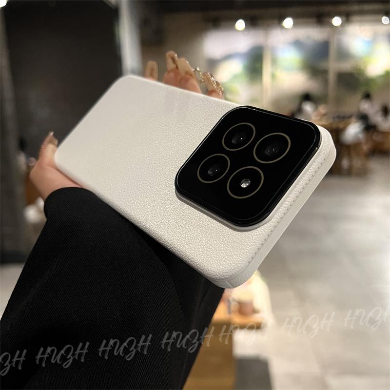 Подходит для чехла мобильного телефона Xiaomi Mi 11 Pro, простой однотонный, со встроенной защитной пленкой для объектива, с кожаным узором, задняя панель, модный xiaomi11