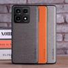 Роскошный текстильно-кожаный чехол для Xiaomi 14T Pro 14T, мягкий и жесткий PC, 3-в-1, чехол для телефона для Xiaomi 14T Pro 14T