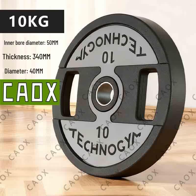 Чугунные блины для штанги CAOX с резиновым покрытием
