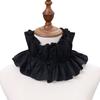 Tulle Ruffled Neck Mesh Collar Layered Ruff Collar Scarf For Costume Party Decor Adults Neckwear Cosplay Props