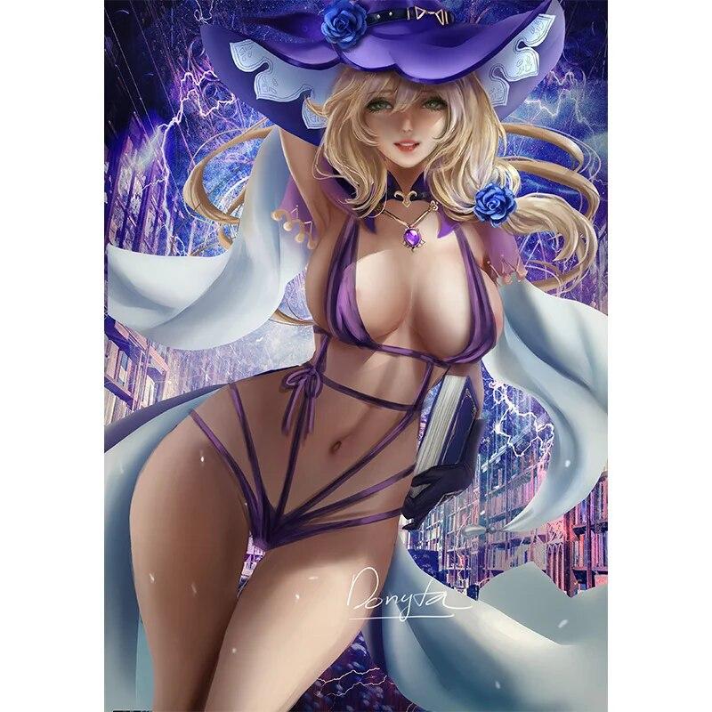 Принт Rias Nude 3D сексуальная аниме девушка художественные постеры HD настенная живопись на холсте для гостиной домашний декор повесить настенную картину