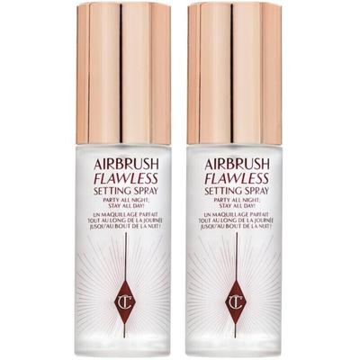 Charlotte Charlotte Tilbury Airbrush Flawless Setting Фиксирующий спрей для макияжа 34 мл 2 шт.