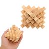 Intelligent Wooden Brain Puzzle Teaser Prevent Alzheimer s Disease Educational Puzzle Lock Toy