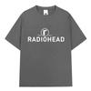 Summer Hot Sale Rock Band Radiohead Trade Muck T Shirt Unisex Unisex Gothic Vintage T-Shirt Retro Short Sleeve Casual Cotton T-Shirt