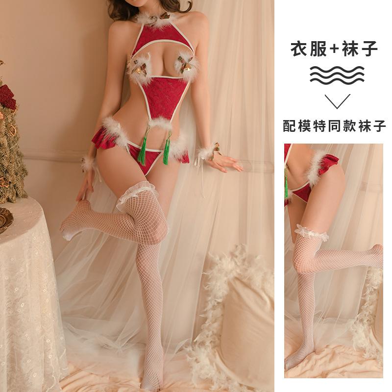 Sex underwear Halloween cosplay Christmas set Guofeng belly pocket flying Hanfu New Year's Day