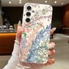 Чехол-книга с цветочным принтом для Samsung A18 A57 A37 A17 A56 A36 A26 A16 A55 A35 A25 A15 A54 S21 FE S22 S23 S24 Plus S25 S26 Ultra Силиконовый чехол