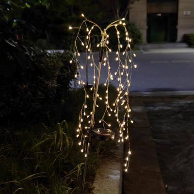 160 Bead Lights Fireflies Solar Lights 8 Lighting Modes Solar Firework Light Christmas Decor