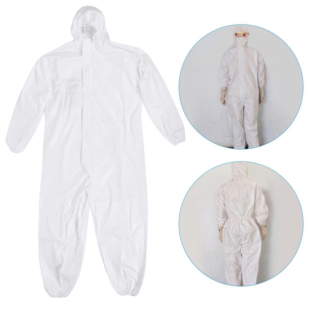 Защитный костюм с капюшоном и бахилами, многоразовая защитная одежда для мужчин и женщин, унисекс