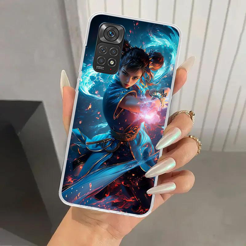 Чехол для телефона S-Street F-FighterS для Xiaomi Redmi Note 15 14 14S 13 12S 12 Pro 11S 11 Plus 11T 11E 10S Мягкий чехол с принтом